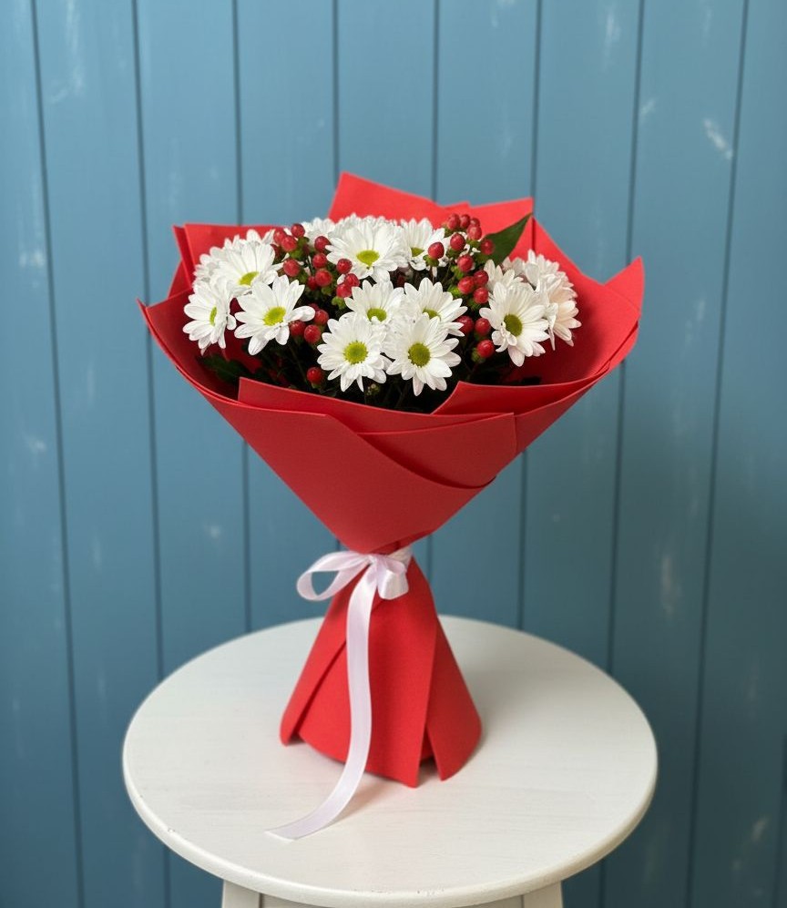 Букет цветов из: Хризантемы в Вохринке