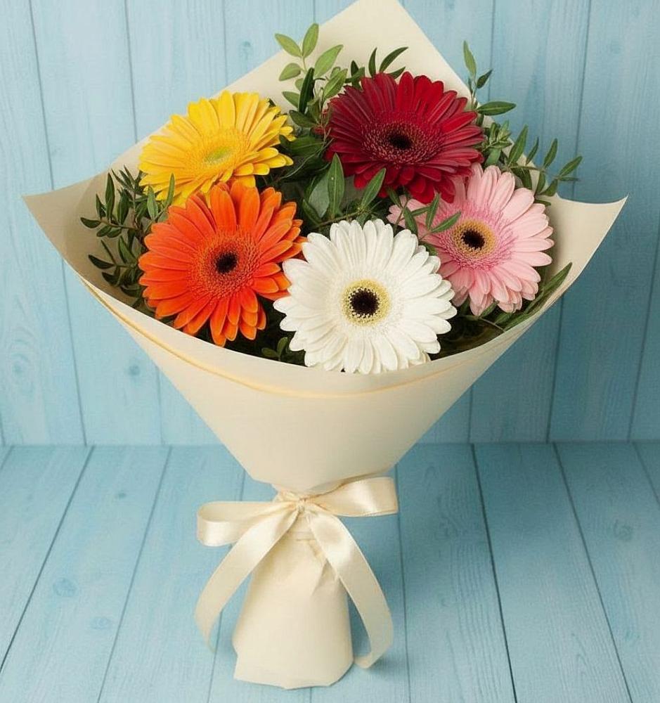 Букет цветов из: Герберы в Вохринке