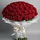 Букет 101 Красная роза Блэк Мэджик в Вохринке