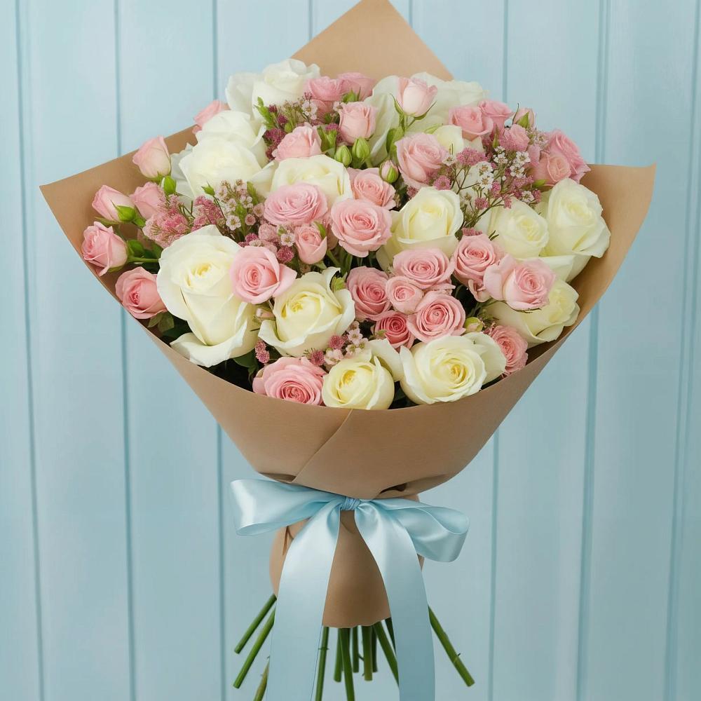 Букет цветов из: Розы в Вохринке