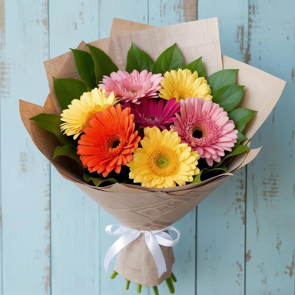 Букет цветов из: Герберы в Вохринке