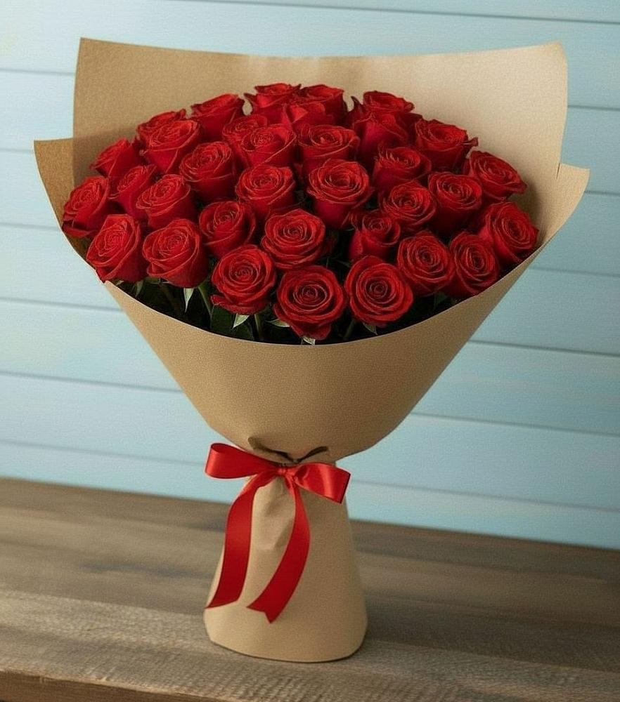 Букет Красные розы Милано в Вохринке