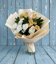 Букет цветов из:  Розы и Хризантемы в Вохринке