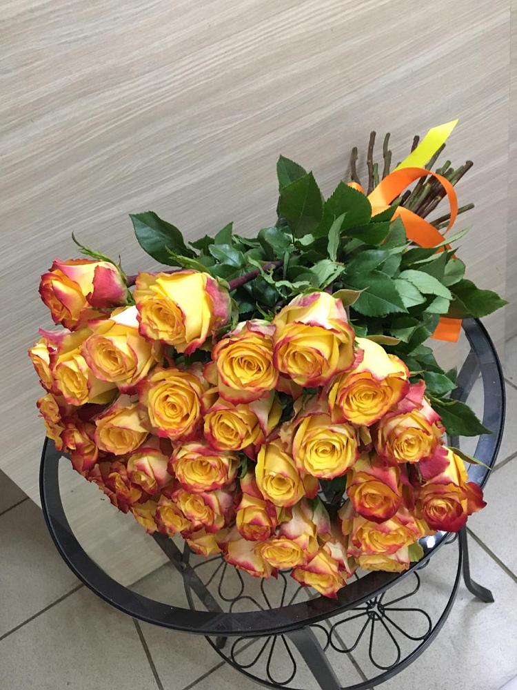 Букет Желтые розы в Вохринке