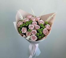 Букет цветов из:  Розы и Хризантемы #REPLACE_PRED# Вохринке