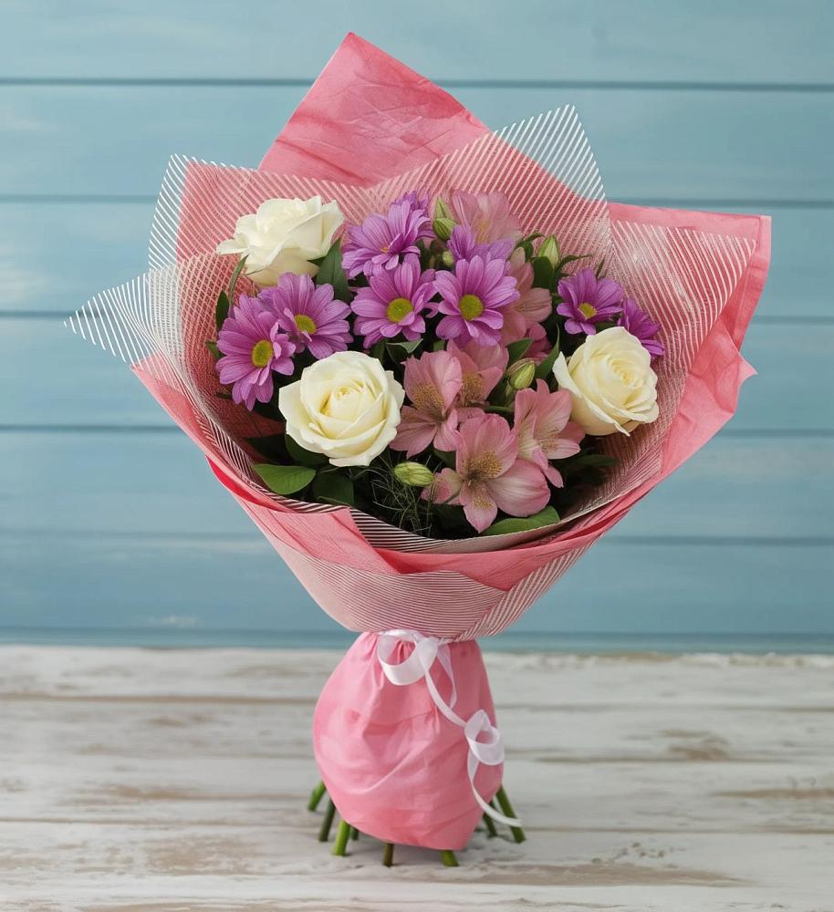 Букет цветов из: Герберы в Вохринке