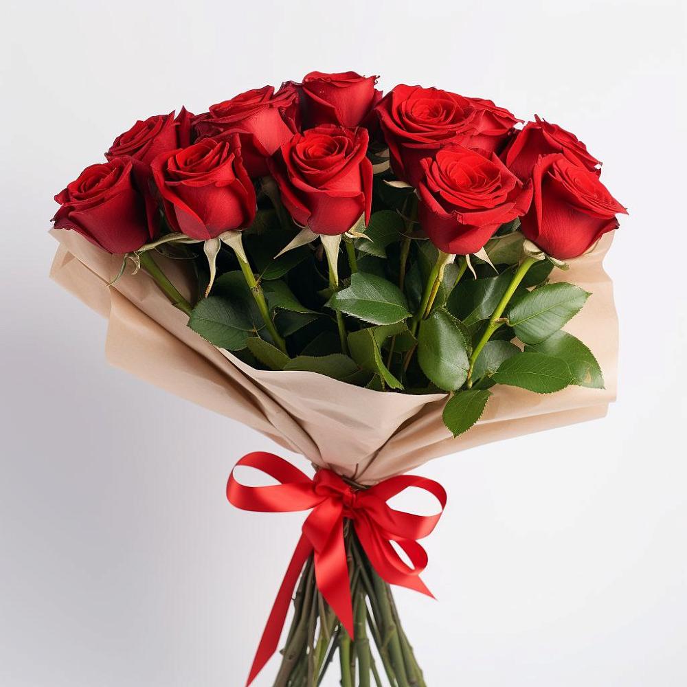 Букет 11 Красных роз Эдлесс Лав в Вохринке
