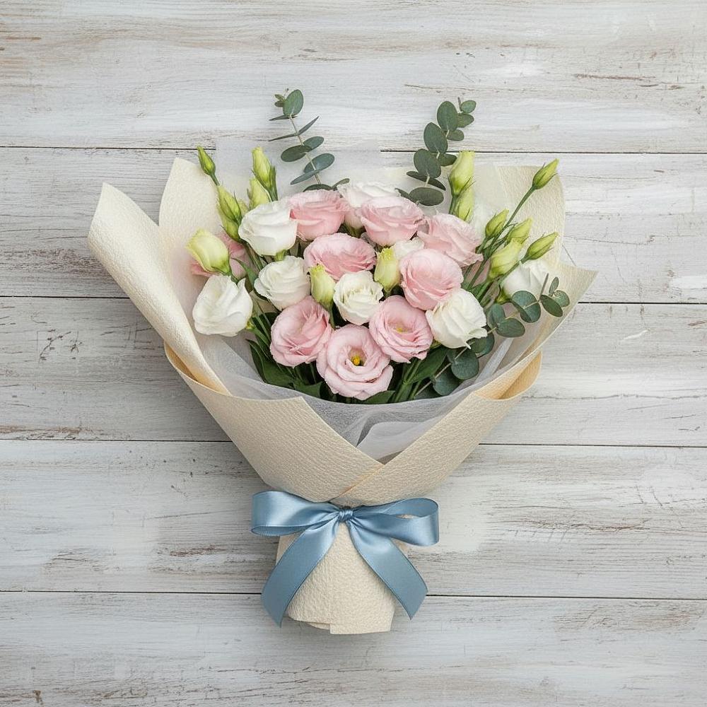 Букет цветов из: Лизиантусы в Вохринке